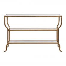  24668 - Deline Gold Console Table